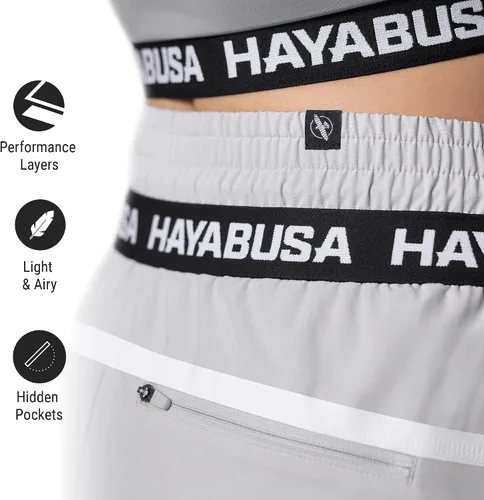 Vista 2 de Hayabusa Pantalones cortos de tiro medio para mujer