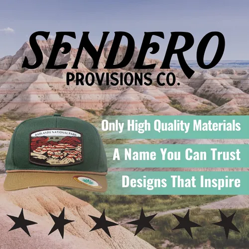 Vista 3 de Sendero Provisions Co. National Park - Sombrero de cuerda trenzada Snapback Collection