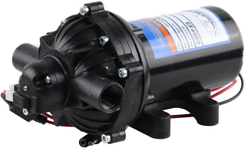 Vista 11 de Everflo EF1000-BOX - Bomba de diafragma de 12 V en caja con puertos de manguera de 3/8 pulgada, 1,0 GPM