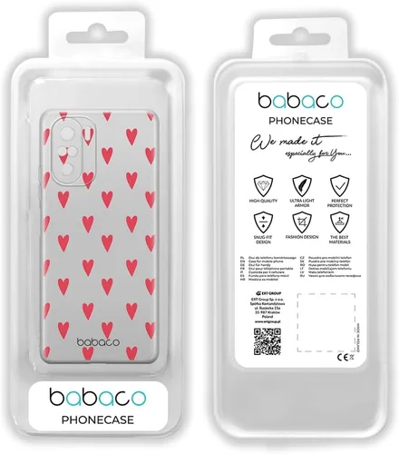 Vista 2 de BABACO ERT Group Mobile Phone case for Xiaomi MI 11i/ REDMI K40/K40 PRO/Poco F3/ F3 PRO Original and Officially Licensed Pattern Hearts 004