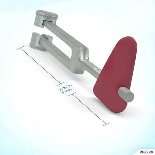 Vista 4 de Aleación de aluminio combinada del diapasón del martillo del reflejo del grado médico, uno 2 en 1, diapasón de 128 Hz con el martillo de Taylor