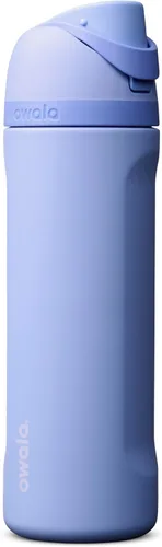 Vista 96 de Owala FreeSip - Acero inoxidable - 32 oz - Morado/Azul (pistas de esquí de los años 80)