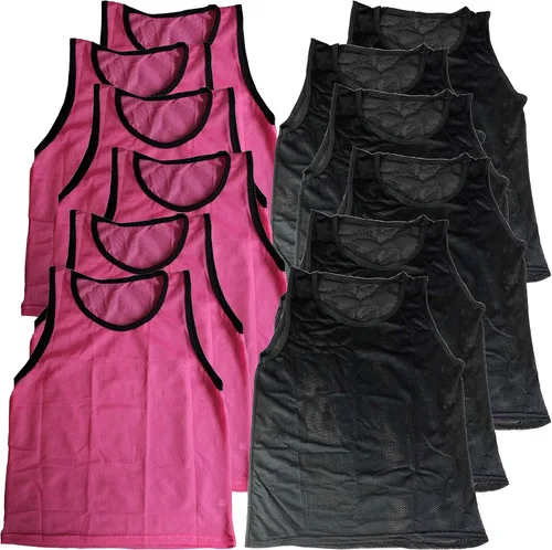 Vista 79 de BlueDot Trading Adult & Youth Scrimmage Training Vests for Soccer, Basketball & More – Available in 1, 6, 12, 24 Packs Amarillo