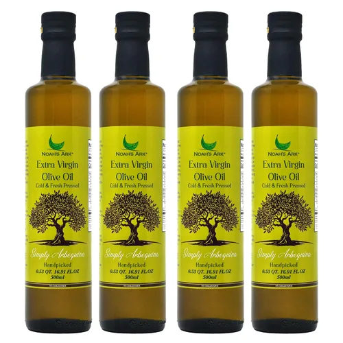 Vista 14 de Aceite de oliva virgen extra prensado en frío y fresco Arbequina de Noah's Ark Origen único, alto polifenol - 3L/101 oz