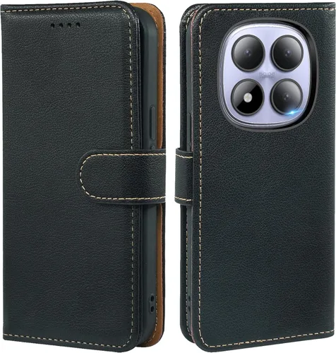 Vista 17 de Funda tipo cartera para Motorola Moto G Power 2026/2025, con bloqueo RFID, de piel sintética, para Moto G Power 2026, cierre magnético, tarjetero