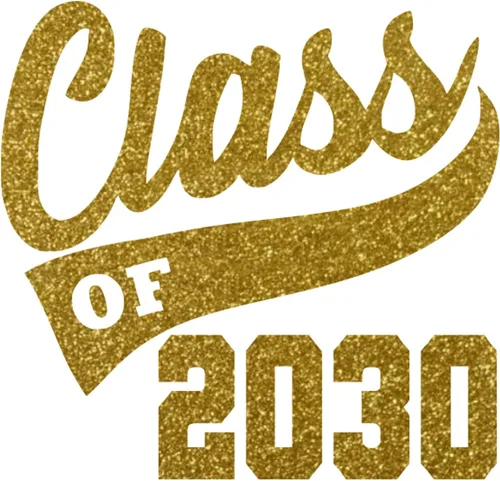 Vista 17 de Adhesivo de graduación para planchar, calcomanía para camisa de clase de 2030, parche de graduación HTV para graduados, color de tamaño de selección