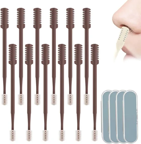 Vista 19 de Cortador de Pelo Nasal, 2025 Recortadora de Vello Nasal de Doble Cara Mejorada para Mujeres y Hombres, Herramienta de Eliminación de Vello Nasal