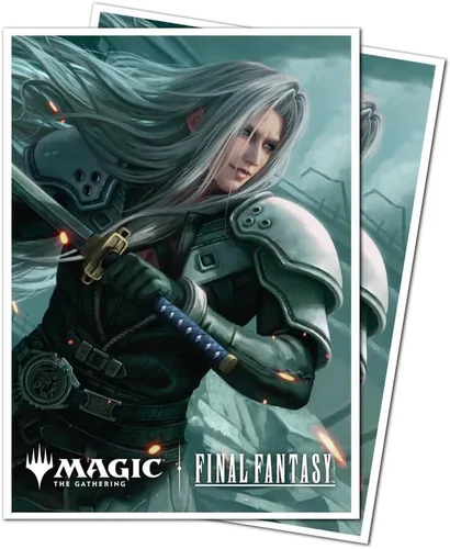 Vista 6 de Ultra PRO - Fundas Protectoras Final Fantasy x Universes Beyond Cloud, Soldado Ex-105ct APEX para Magic: The Gathering Accesorios para Juego