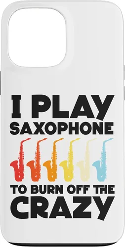 Vista 24 de iPhone 16 Saxofón I play saxofón para quemar el caso loco