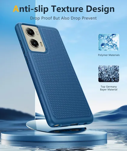 Vista 574 de FNTCASE Funda para iPhone 17 Pro: Fundas delgadas translúcidas de color azul claro compatibles con MagSafe, protección completa de la cámara