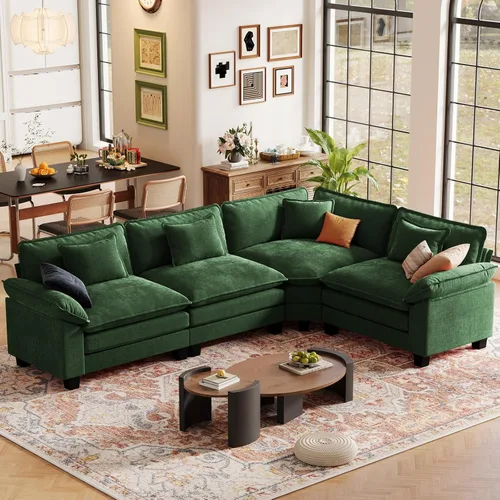 Vista 48 de CDCASA Silla de acento de gran tamaño de 50'' con otomana Asiento extra ancho y profundo estilo sofá nube para sala de estar, dormitorio, rincón