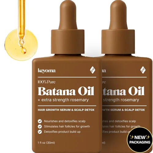 Vista 11 de Keyoma Aceite de batana para el crecimiento del cabello con romero: nutre y desintoxica el cuero cabelludo para un cabello más grueso, más fuerte