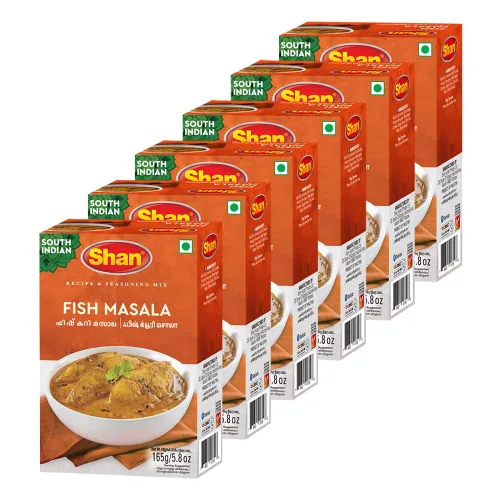 Vista 175 de Shan Chicken 65 - Mezcla de recetas y condimentos de 2.1 oz (60 g) - Polvo de especias para pollo frito picante agridulce - Adecuado
