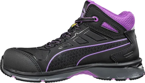 Vista 5 de PUMA Zapatos de seguridad para mujer con protección de movimiento Stepper Mid EH, puntera compuesta antideslizante