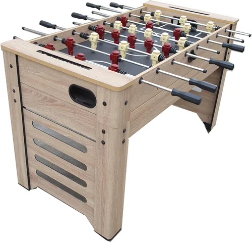 Vista 27 de Hathaway Madison - Mesa multijuego 6 en 1 de 54 pulgadas, ideal para salas de juegos familiares, incluye billar, futbolín, hockey deslizante, tenis