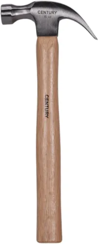 Vista 11 de Century Drill & Tool 72272 Martillo de garra curvado, 8 onzas, cabeza de acero forjada en gota, mango de madera de nogal, duradero y equilibrado