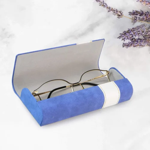 Vista 5 de LifeArt Caso duro de la lente de la cáscara, caso de gafas de sol portátil, Caso de la lente de cuero de la PU de moda, ligero