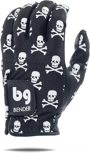 Vista 13 de BG Bender - Mens Golf Glove, Durable Mesh Golf Gloves, Unique Golf Gloves - Left-Hand Glove (Worn on the Left Hand/for Right-Handed Golfers)