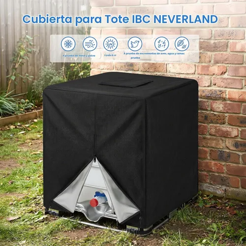 Vista 9 de NEVERLAND Media cremallera IBC Tote Cover Cubierta impermeable del tanque