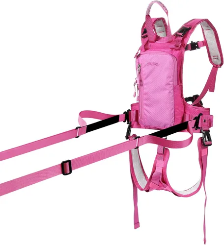 Vista 9 de skiguard Entrenador de arnés de esquí para niños: ayuda a los niños pequeños a aprender a esquiar con apoyo, arnés de esquí infantil con mochila