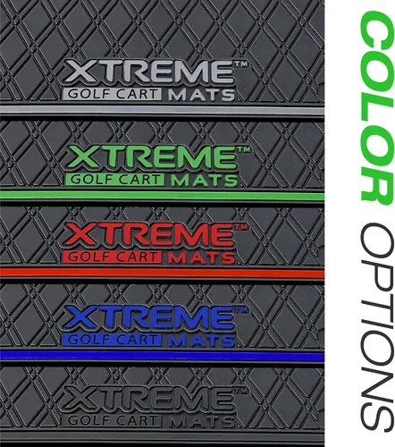 Vista 5 de Rear Step Rubber Floor Mat for Golf Cart Models Equipped with MadJax Genesis 150, GTW MACH1, or MODZ Flip4 Rear Seat Kits Durable Full Coverage