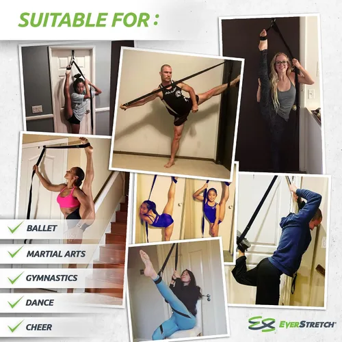 Vista 6 de EverStretch: Estirador de piernas: Hágase más flexible con The Door, entrenador de flexibilidad para ballet, baile, MMA, taekwondo y gimnasia ¡Su