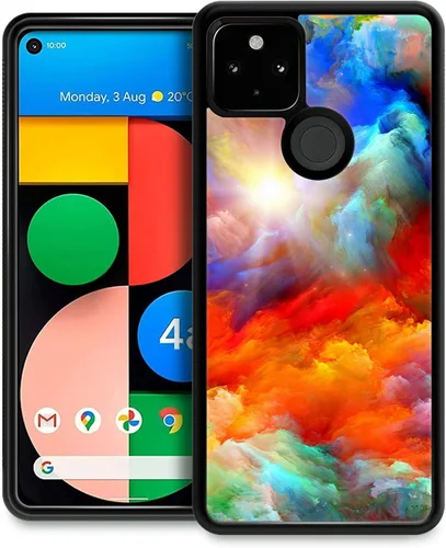 Vista 9 de CARLOCA Compatible with Google Pixel 5 Case,Angry Cat Knife What Pattern Ultra Protection Shockproof Soft Silicone TPU Non-Slip Back for Google
