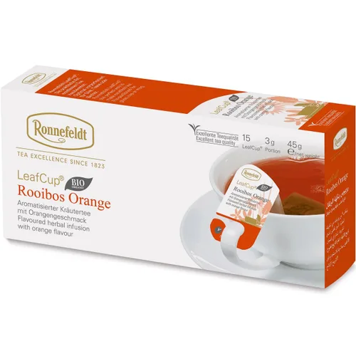 Vista 8 de Ronnefeldt Leafcup Crema Naranja