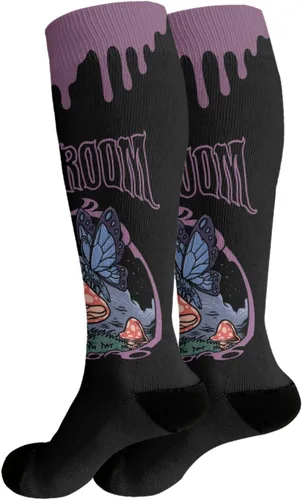 Vista 2 de devor Boot Socks Women High Women's Sock Long Football Socks Kawaii magic mushroom Sock