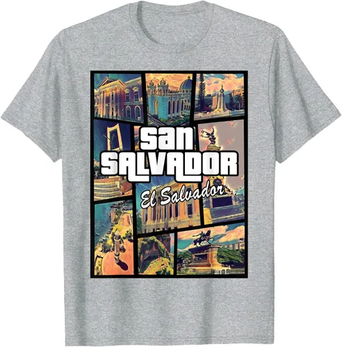Vista 51 de Camiseta Orgullosa de San Salvador Capital El Salvador