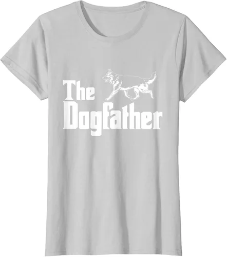 Vista 20 de The Dogfather Pastor Alemán - Camiseta de regalo divertida, Negro, S