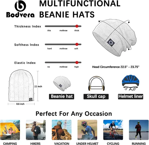 Vista 7 de Gorro de invierno para hombre y mujer