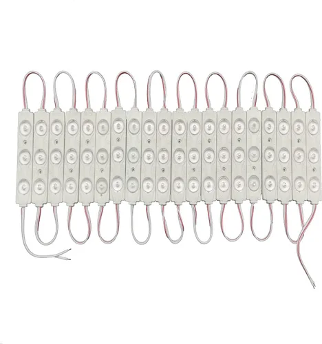 Vista 8 de Erudite 20 luces de repuesto para inflables DC12V luces LED inflables blancas con 3 LED autoadhesivos, inflables de vacaciones en el patio