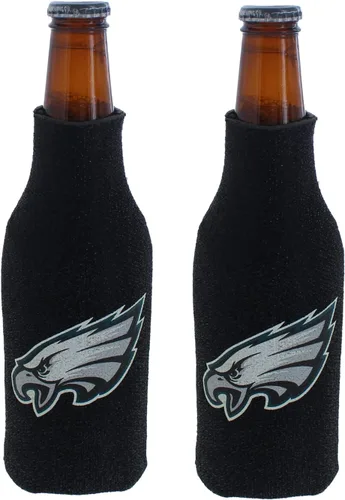 Vista 56 de Soporte aislante para latas y botellas de fútbol americano enfriador de bebidas Huggie (Nueva Orleans (Saints) - Negro) Nueva Orleans (Santos)