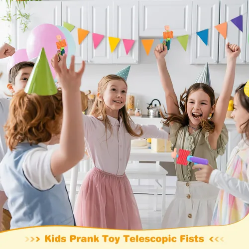 Vista 6 de PRETYZOOM Juguete telescópico para niños, broma estirable para la oficina, accesorio de broma, divertido juguete creativo para jugar en interiores