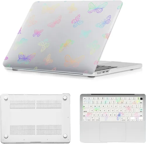 Vista 38 de Funda compatible con MacBook Air de 11 pulgadas 2015-2010 A1465 A1370, diseño impreso de plástico para laptop, carcasa protectora Air de 11.6