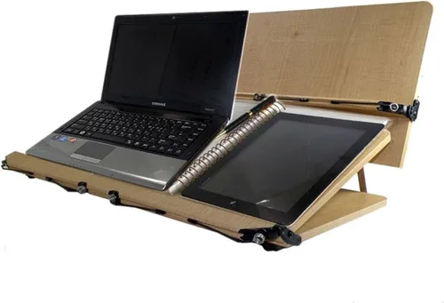 Vista 5 de Libro Soporte Holder Reading Desk Desktop libro Stands Suministros de Oficina 2 nd etapa Madera MDF) W 23.8