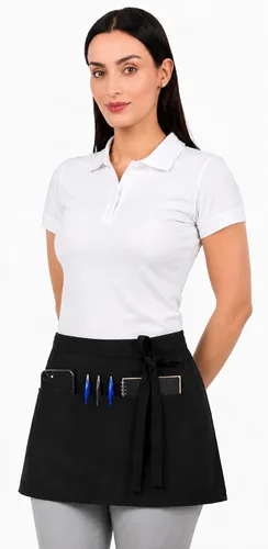 Vista 13 de Delantal de cocina de algodón resistente a las gotas de agua con delantales ajustables para mujer con bolsillos 8 opciones de color para cocinar