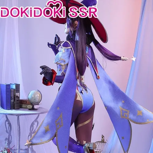 Vista 3 de KIRA KIRA Genshin Impact Cosplay Disfraces de todos los personajes Genshin Raiden Ganyu Wanderer Cosplay Halloween trajes