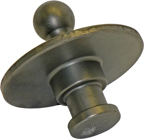 Vista 2 de pivote para cuello de cisne Balón adaptador – Hecho En EEUU.