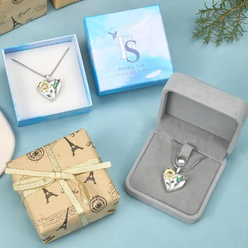 Vista 7 de Fanery sue Personalized Locket Necklace that Holds Pictures, Lockets Necklaces Customize Photo Picture Pendant Jewelry Mothers's Day Gifts for Mom