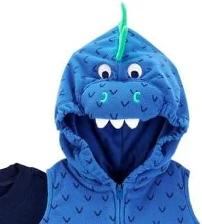 Vista 4 de Carter's Disfraz de Halloween para bebé (dinosaurio azul, 24 meses)