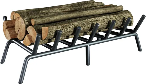 Vista 8 de Rejilla de chimenea de 30 pulgadas, soporte de rejilla resistente de 8 barras