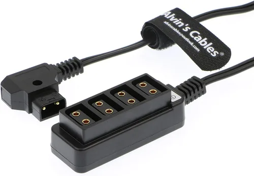 Vista 9 de Alvin's Cables D-tap - Cable divisor Dtap macho a 4 puertos hembra macho a 4 puertos hembra Splitter Hub Cable de alimentación para ARRI RED Teradek