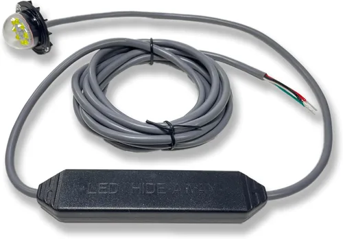 Vista 6 de Kit estroboscópico LED de perfil bajo de alta intensidad de 24 W, luz de advertencia de emergencia para camiones y automóviles, universal, 1 paquete