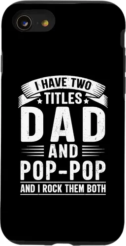Vista 18 de I Have Two Titles Dad and Pop-Pop Funny Father's Day Grandpa Case for iPhone 17