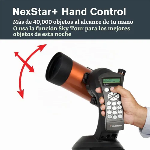 Vista 6 de Telescopio Celestron NexStar SE Parent ASIN con trípode Fully Automated GoTo Mount with SkyAlign, Compact Maksutov Optics, Great for Moon & Planet