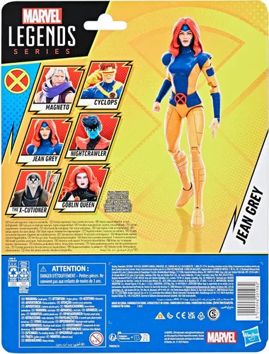 Vista 3 de Marvel Legends Series Jean Grey, X-Men '97 Figura de acción coleccionable de 6 pulgadas