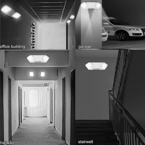 Vista 8 de LED Emergency Lights with Battery Backup 6 Pack, Commercial Emergency Lights Fixture Two Head Adjustable, Hardwired Emergency Light for Business