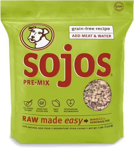 Vista 5 de sojos Raw de pre-mix Natural Seco Freeze Dried – Comida para Perro